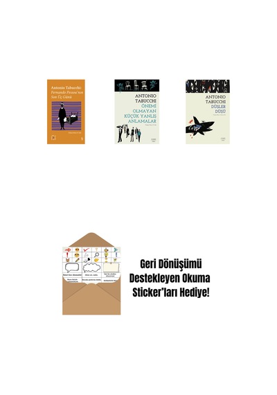 Everest Açıkhava 34 - Fernando Pessoa Nın Son Üç Günü + Önemi Olmayan Küçük Yanlış Anlamalar + Düşler Düşü + Okuma Sticker'ları