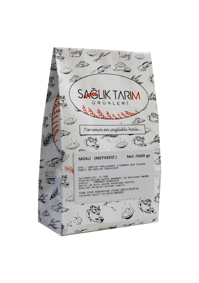 Sağlık Tarım Ürünleri Müsli Meyvesiz 1 KG
