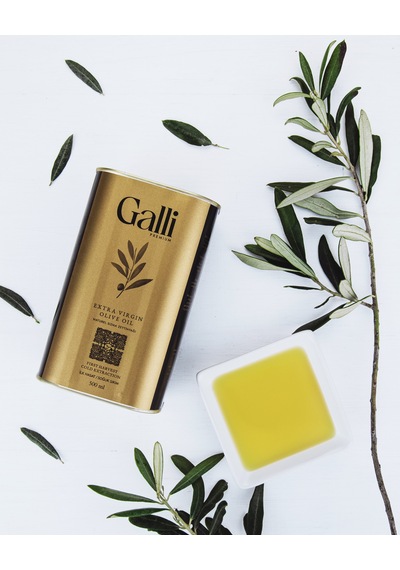 Galli Premium Soğuk Sıkım Natürel Sızma Zeytinyağı İlk Hasat 500 ML