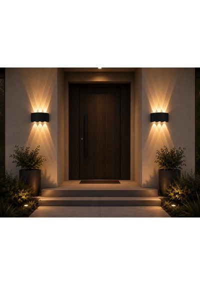 1 Adet Cata Ct 8011 Haiti 10w Dış Mekan Led Aplik 3200k Gün Işığı Çok renkli