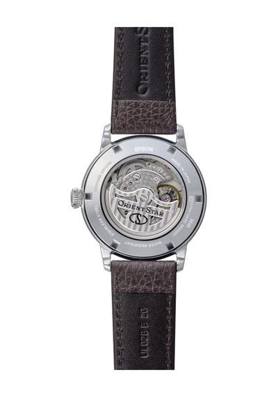 Orient Star Re-bs0002s00b Kurmalı Otomatik Deri Kahverengi Safir Cam 39 Mm Erkek Kol Saati Gri
