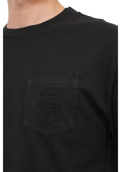 Quiksilver Oxnı Washed Ss Tee Siyah Erkek Kısa Kol T-shirt