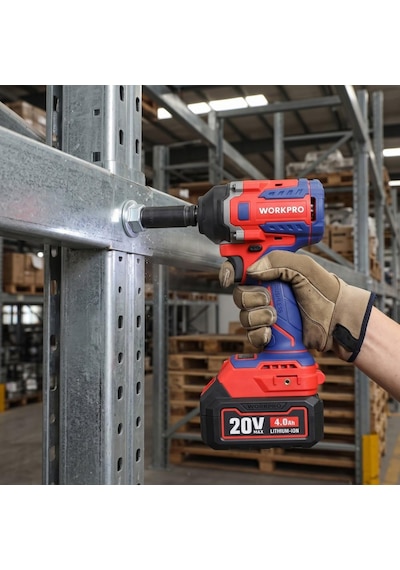 Workpro Wp390207 20volt 1/2 550nm Kömürsüz Profesyonel Şarjlı Somun Sıkma Akü Dahil Değildir