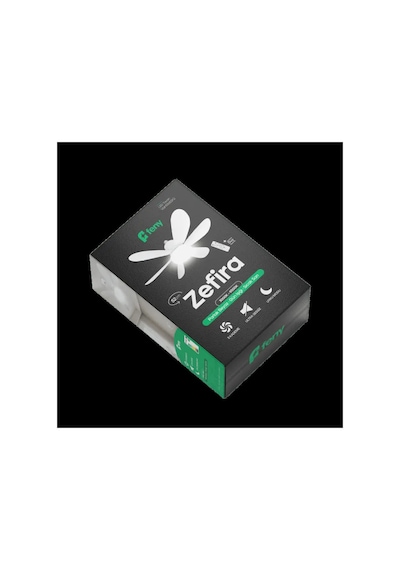 Feny Fn-f80 Zefira Beyaz 3 Kademeli Hız 30w 52cm Pervane Çapı 3 Renk Işık Ultra Sessiz Tavan Vantilatörü Kumanda 1