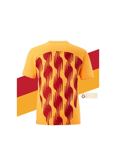 Galatasaray Lisanslı Sıfır Yaka A Takım Antrenman 5 Yıldızlı T-shirt KIrmızı