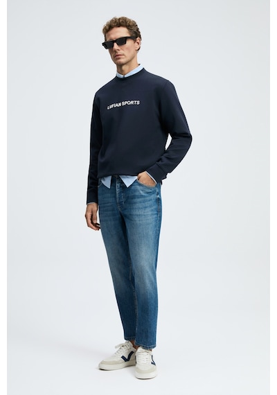Lufian Rowan Erkek Sweatshirt Lacivert Lacivert 112030195100200