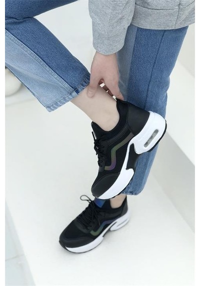 Konfores 1657 Anatomik Air Tabanlı Bayan Sneakers Ayakk Siyah Beyaz Siyah - Beyaz Konfores 1657 Anatomik Air Tabanlı Bayan Sneakers Ayakk Siyah Beyaz Siyah - Beyaz