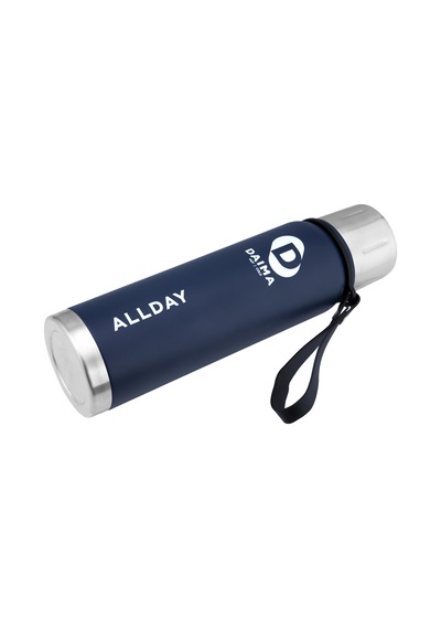 Daima Allday 750 Ml 12 Saat Sıcak 24 Saat Soğuk Lacivert Termos Lacivert