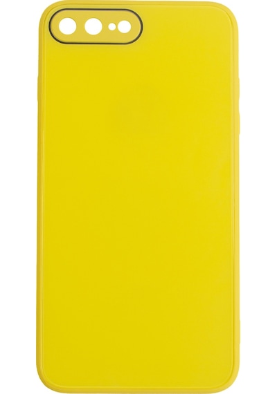 ScHitec Deluxe Apple Uyumlu iPhone 7 Plus Mat Kılıf Sarı