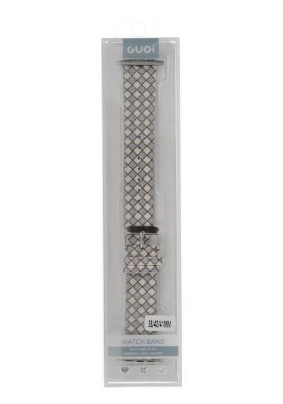 Apple Watch 38mm Uyumlu Karo Motif Kordon - Lila