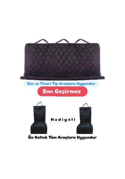 3 Lü Oto Koltuk Örtüsü Araba Ön Ve Arka Koltuk Koruyucu Kılıf