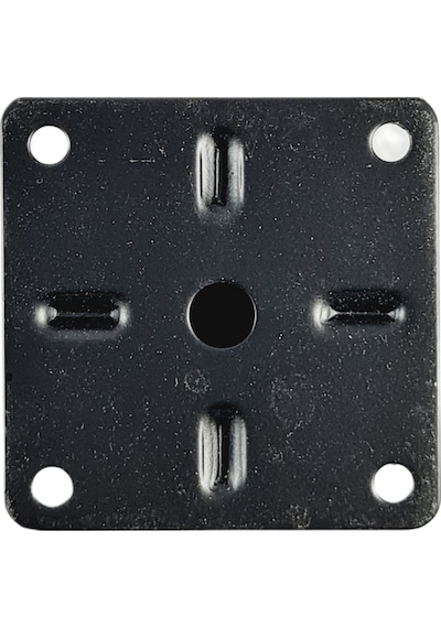 40 Lık 15 Cm Siyah Metal Yuvarlak Ayak 4 Adet