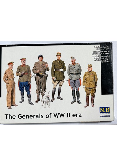 Mb Master Box Models The Generals Of Ww 2 Era Plastik Model Kiti