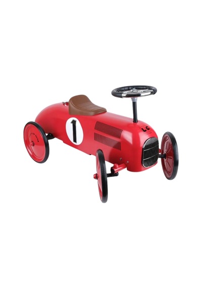 Kırmızı Metal Vintage Klasik Pedallı Araba Ergonomik Sessiz Tekerlekli Çocuk Araç Çok Renkli