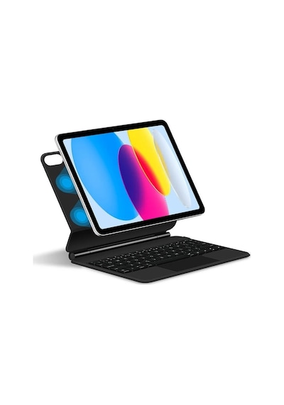Apple Uyumlu iPad Air 11inç Air 4/5/6 10.9inç Klavyeli Kılıf Magic Keyboard Touchpad Aydınlatmalı Klavye Kılıf