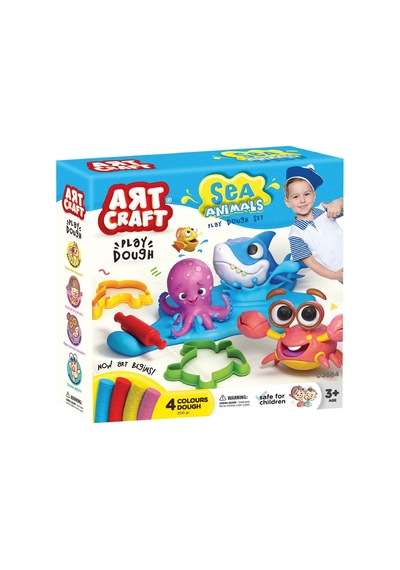 03684 Art Craft Deniz Hayvanları Hamur Set 200 Gr