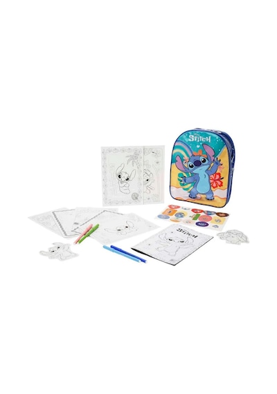 Disney Stitch Sırt Çantalı Boyama Ve Çizim Seti