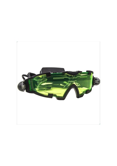 Kayak, Unisex Pc Lens Gözlükleri İçin Led Işığı, Elastik Bant Koruyucu Camlı Gece Görüş Gözlükleri Çok Renkli