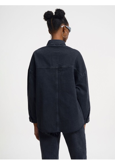 Comfort Fit Kadın Gömlek U.kol Denim