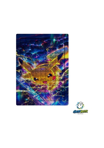 Pikachu 99 Parça Ayaklı Puzzle Dekoratif Çocuk Yapbozu 0247
