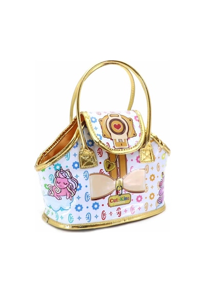 Taşıma Çantalı Peluş Unicorn Lou Lou Beyaz
