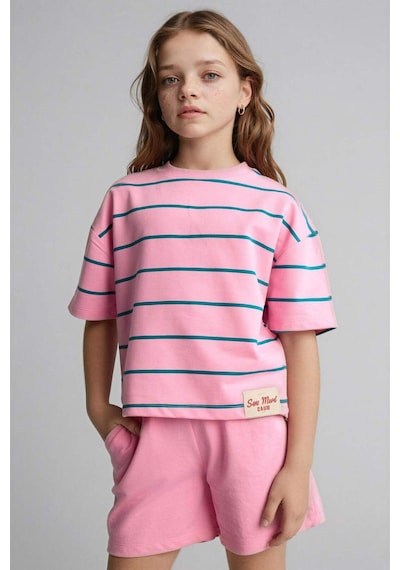 Defacto Sweatshirt Kumaşı 2li Takım Kız Çocuk H7876a826smpn82 Pembe-pn82 Defacto Sweatshirt Kumaşı 2li Takım Kız Çocuk H7876a826smpn82 Pembe-pn82