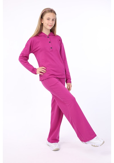 Toontoy Kids Toontoy Kız Çocuk Eşofman Takım Mürdüm
