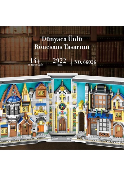 Reobrix Middle Ages Bazaar Book 66026 Brick Yapım Seti