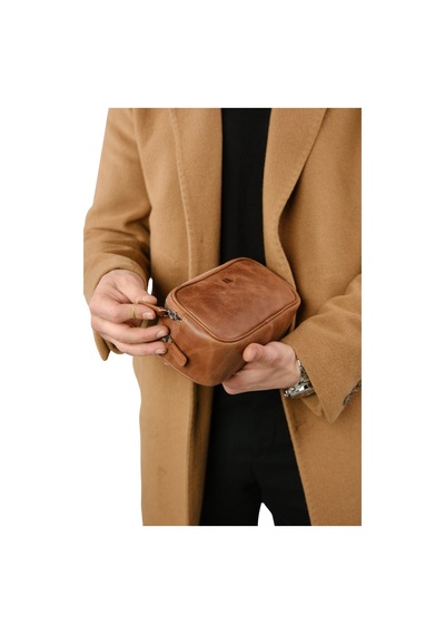 Mft Leather Hakiki Deri Unisex El Çantası Naina 1134 Tiguan Taba