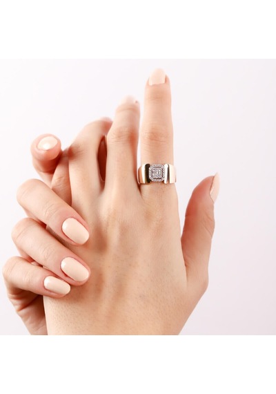 14 Ayar Sarı Altın Baget Yüzük Claris 474985494