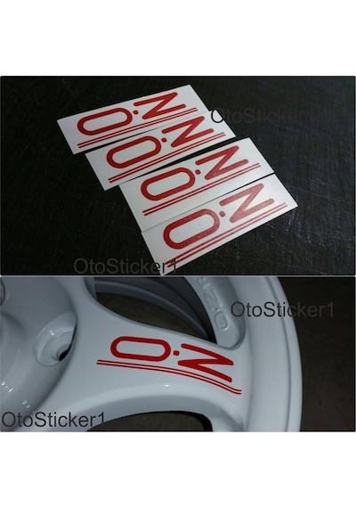 Oto Sticker Oz Racing Jant O.Z Jant Stickeri Seti 4 Parça