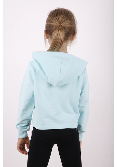 Toontoy Kız Çocuk Yazı Baskılı Sweatshirt Sarı