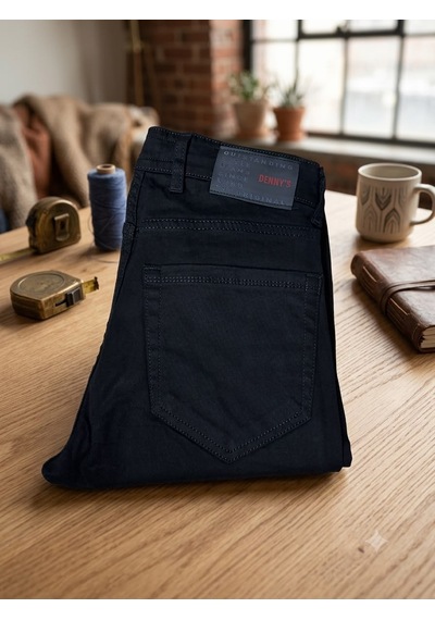 Denys Dennys Slimfit Erkek Kot Pantolon Siyah