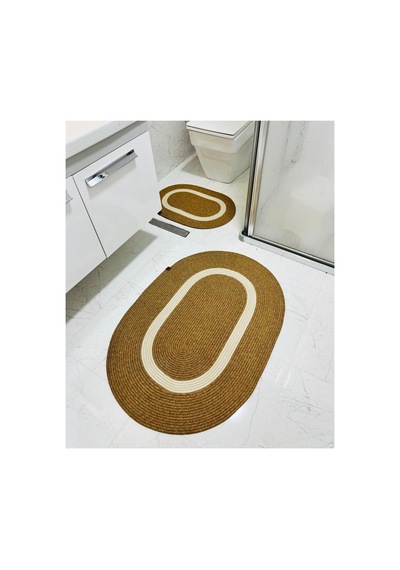 Hasır,jüt, Kilim, Paspas, Mutfak Halısı, Banyo Paspası, Halı,yolluk,2 Li Takım Oval Hasır-krem Hasır-krem Hasır,jüt, Kilim, Paspas, Mutfak Halısı, Banyo Paspası, Halı,yolluk,2 Li Takım Oval Hasır-krem Hasır-krem