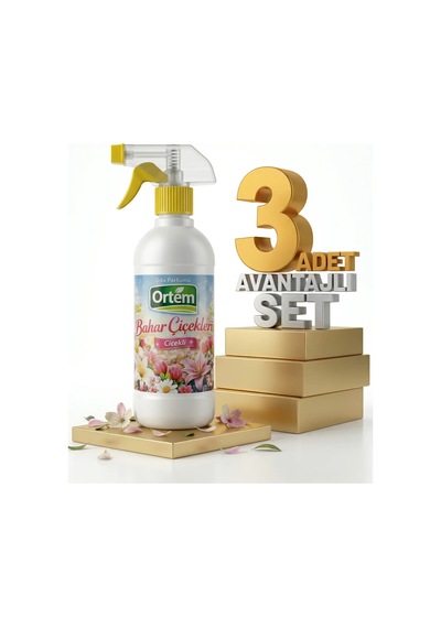 Ortem Oda Parfümü Bahar Çiçekleri 3x500 Ml