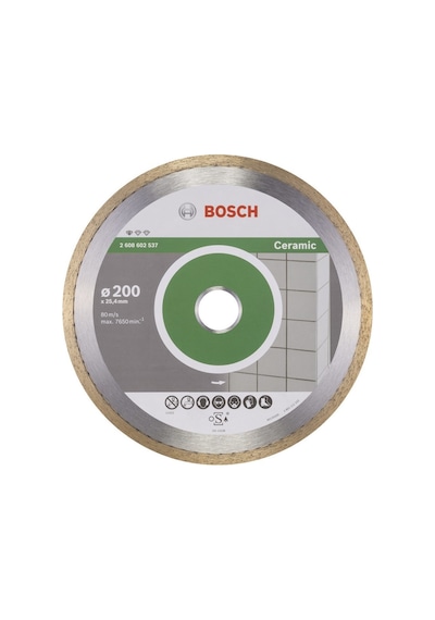 Bosch Seramik Kesme Elmas Kesici Disk 200 Mm Standart