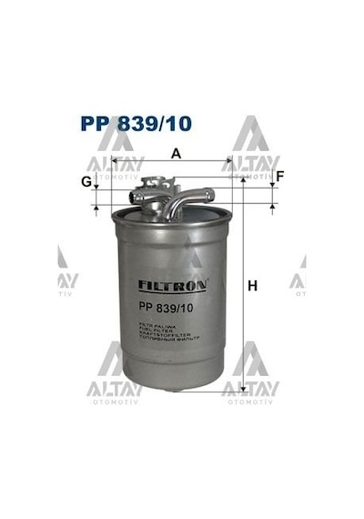 Filtron 1h0127401c Yakıt Filtresi Mazot Transporter T4 / Caddy / Golf3