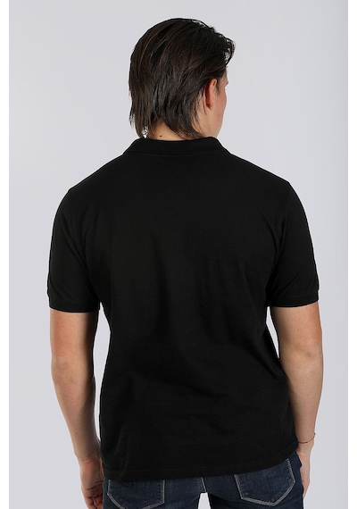 Lee Cooper Twıns 1 Erkek Pike Polo Yaka T-Shırt Siyah-17956-Siyah