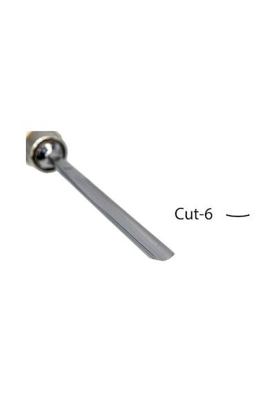 Kirschen Düz Oluklu Ağız Oyma Iskarpelası Kısa Cut6 - 10Mm
