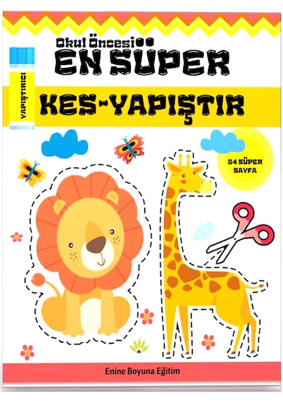 Okul Öncesi En Süper Kes-yapıştır Kitabı