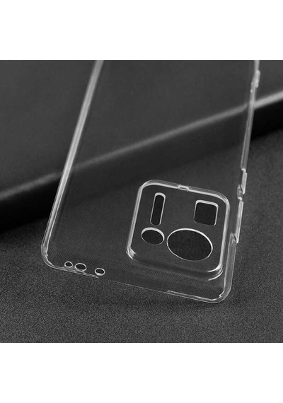 Xiaomi Mi Mix 4 Kılıf Kamera Korumalı Süper Silikon Kılıf Renksiz