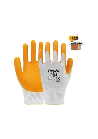 Beybi Pn5 Polyester Örme Nitril Eldiven 288 Çift Koli Beybi Pn5 Polyester Örme Nitril Eldiven 288 Çift Koli