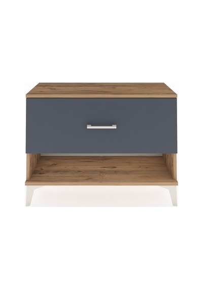 Arges Şifonyer Tek Çekmeceli 88x30x64 Çam-antrasit Atlas Çam