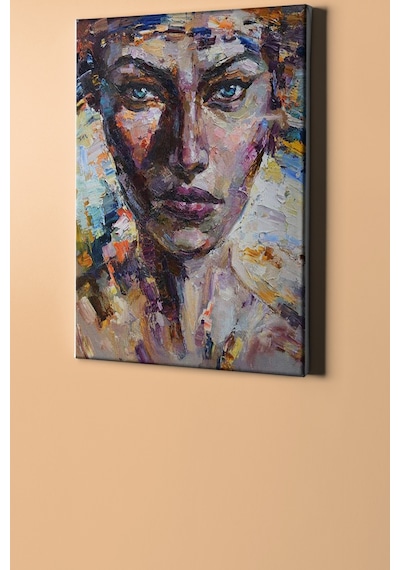Webstyle Sayılarla Boyama Seti Kasnaklı Renkli Kadın 4 60 X 75 Cm