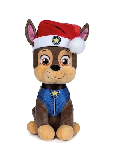 Paw Patrol Yılbaşı Serisi Chase 27 Cm Peluş Oyuncak Polis Köpek Çok Renkli