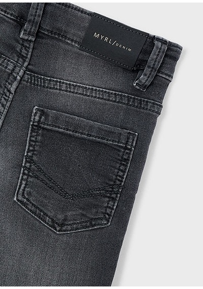 Mayoral Gri Erkek Çocuk Denim Slim Fit Pantolon 4571 Çok Renkli