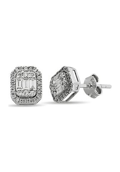 Pirnus Diamond Baget Küpe 14 Ayar Altın Gramı : 2.25