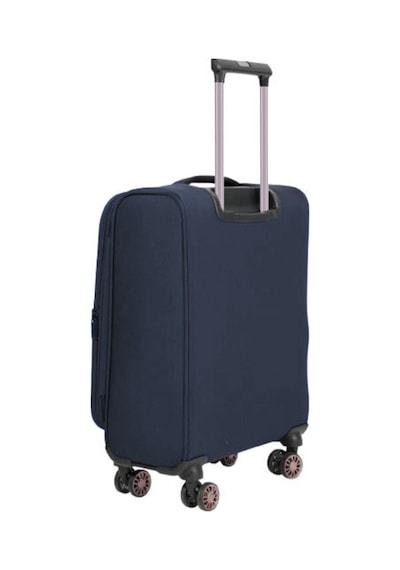 Fossil Unisex Kumaş Büyük Boy Ultra Hafif Şifreli Körüklü Kendi Etrafında Dönebilen Valiz 012-01 Lacivert