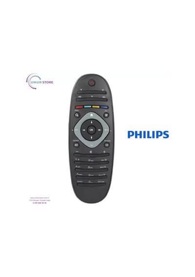 Philips İle Uyumlu 37pfl6606k/02 Led Televizyon Kumandası