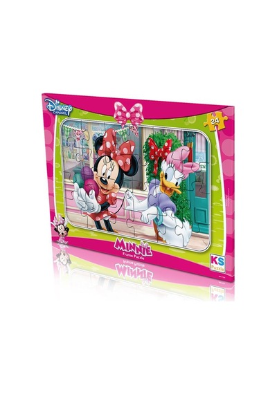 Ks Games 24 Parça Minnie Frame Puzzle